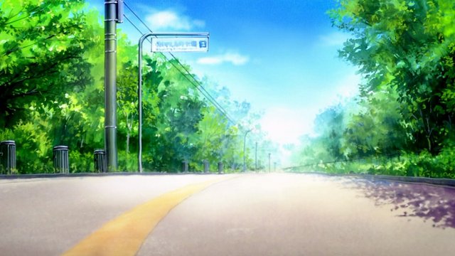 Road before the Forest Park